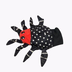 Ikea Klappar Djur Spider Hand Puppet 10 in Plush Pretend Play Stuffed Animal Toy